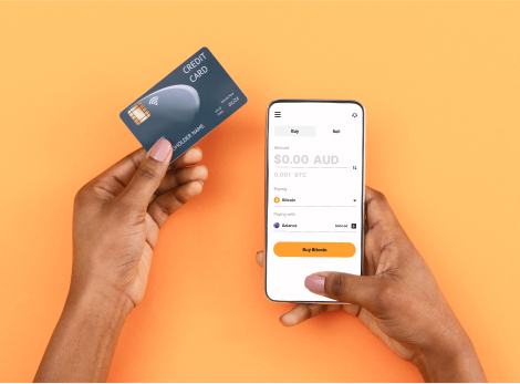 Buy Bitcoin and crypto with credit card